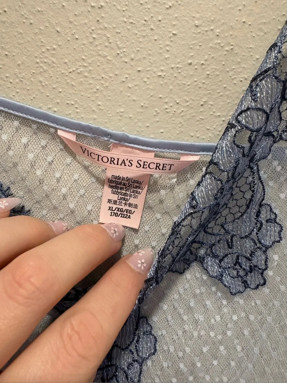 Victorias Secret XL lace lingerie tank